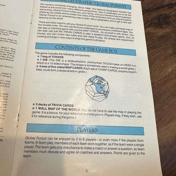 National Geographic Global Pursuit Board Game Complete 1987 Vintage - Picture 5 of 11